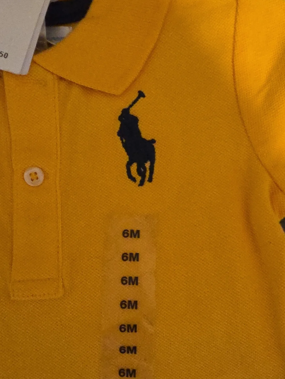 Ralph Lauren Yellow Polo Shirt for Baby